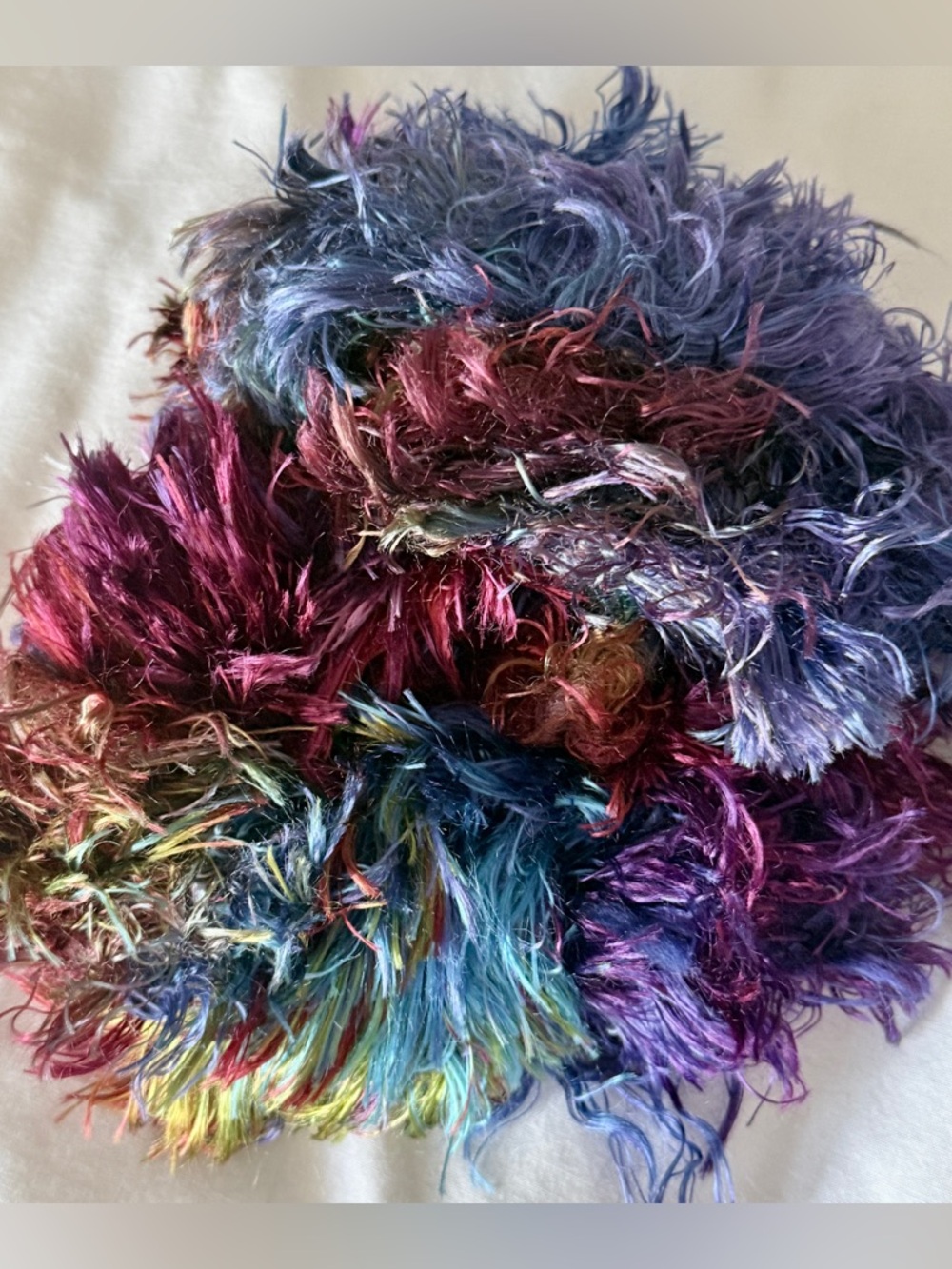 Great Adirondack Yarn Co. Fluff Eyelash Yarn in Grapevine - Picture 2 of 4